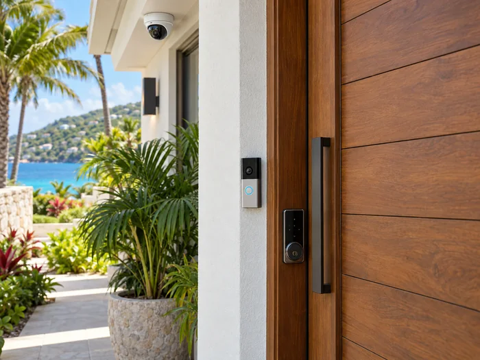 Security camera installation